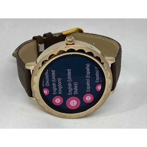 Kate Spade Gen 3 KST2005 Women\'s Brown Leather Digital Dial Smart Watch CO480 main image 9